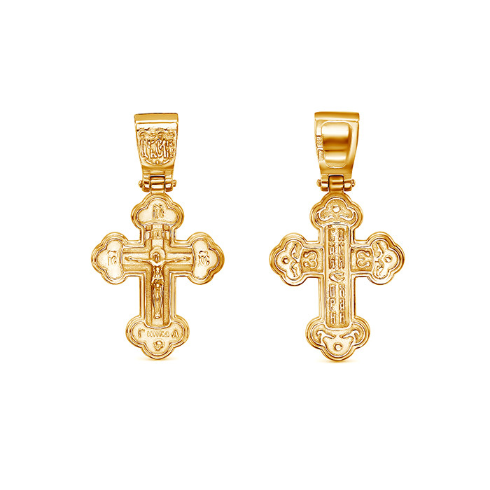 z3-11081 Православный крест. Золото 585. 