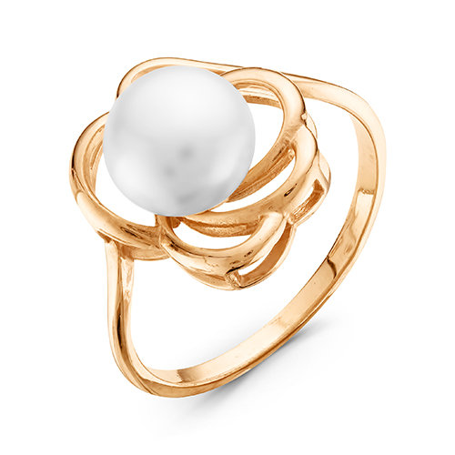 z1-9295 Кольцо с жемчугом. Золото 585. 