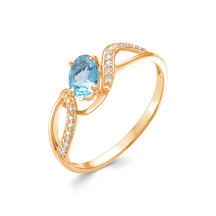 z1-9771 Кольцо с полудрагоценными вставками. Золото 585. 