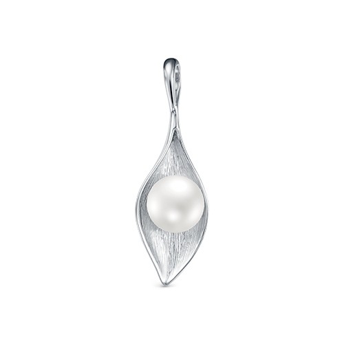 z 3-10227 Подвеска с жемчугом. Серебро 925. 