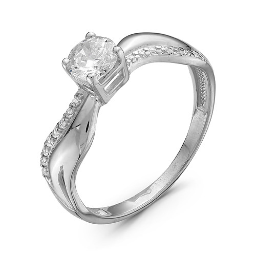 z1-8972 Кольцо с фианитами. Серебро 925.  