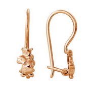 z2-7737d Детские серьги.Золото 585.