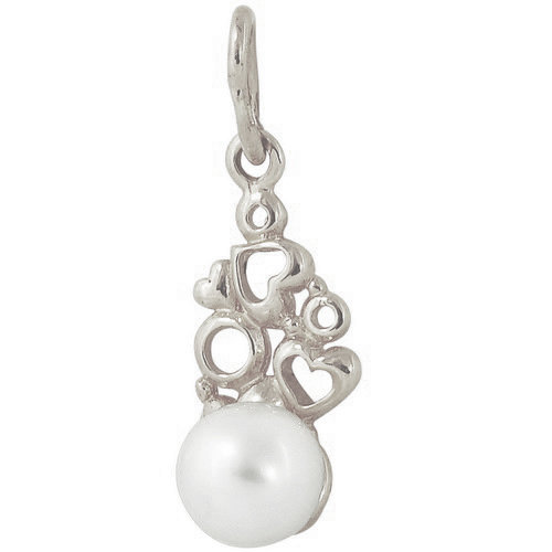 z3-3002 Подвеска с жемчугом. Серебро 925. 
