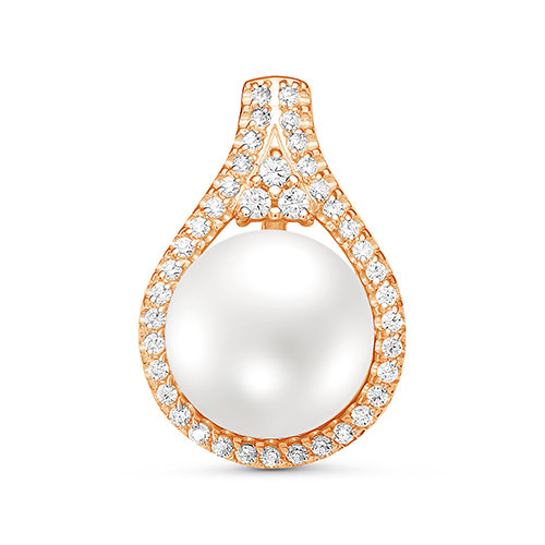 z3-9651 Подвеска с жемчугом. Золото 585. 