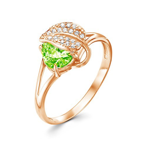 z1-9939 Кольцо с полудрагоценными вставками. Золото 585. 