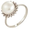 z1-8043 Кольцо с жемчугом. Серебро 925. 