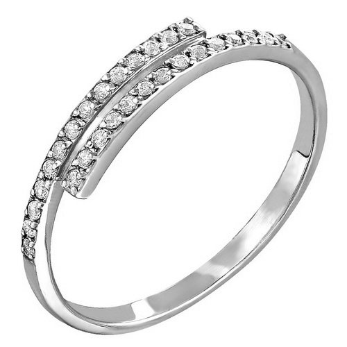z1-8359 Кольцо с фианитами. Серебро 925. 
