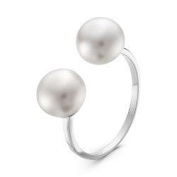 z1-9173 Кольцо с жемчугом. Серебро 925.
