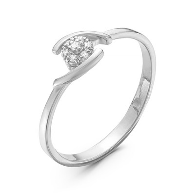 z1-8883 Кольцо с фианитами. Серебро 925.