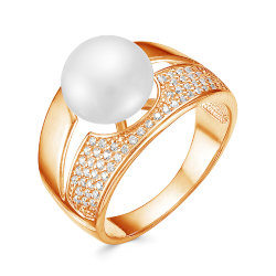 z1-9547 Кольцо с жемчугом. Золото 585.