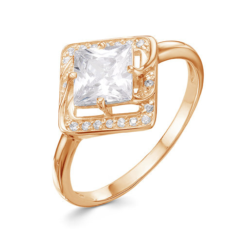 z1-9728 Кольцо с фианитами. Золото 585. 