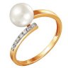 z1-8300 Кольцо с жемчугом. Серебро 925. 