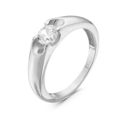 z1-8874 Кольцо с фианитами. Серебро 925.