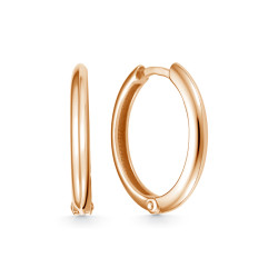 z2-10845 Серьги с фианитами. Золото 585.