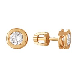 z2-7811 Серьги с бриллиантами. Золото 585.