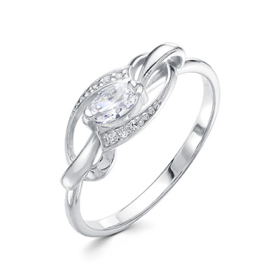 z1-9883 Кольцо с фианитами. Серебро 925.