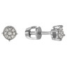 z2-8682 Серьги с фианитами. Серебро 925. 