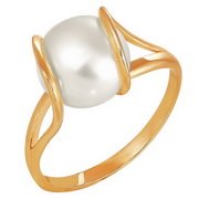 z1-8169 Кольцо с жемчугом. Серебро 925. 