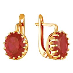 z2-8753 Серьги с фианитами. Серебро 925.