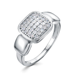 z1-11370 Кольцо с фианитами. Серебро 925.
