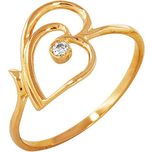 z1-562 Кольцо с фианитами. Золото 585. 