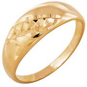 z1-7631 Кольцо без вставок. Золото 585.