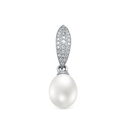z3-10153 Подвеска с жемчугом. Серебро 925.