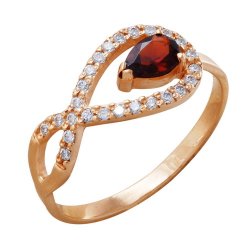 z1-521 Кольцо с фианитами. Серебро 925.