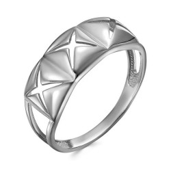 z1-11335 Кольцо с фианитами. Серебро 925.