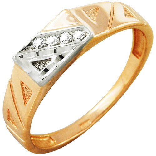 z1-6010 Мужская печатка. Золото 585. 