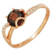 z1-7703 Кольцо с полудрагоценными вставками. Золото 585.