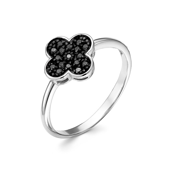 z1-10465 Кольцо с фианитами. Серебро 925.  