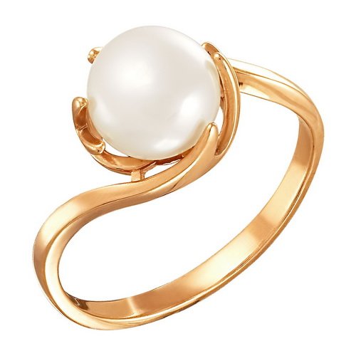 z1-8462 Кольцо с жемчугом. Золото 585. 