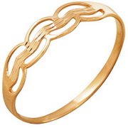 z1-7641 Кольцо без вставок. Золото 585.