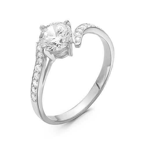 z1-9259 Кольцо с фианитами. Серебро 925. 