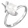 z1-8446 Кольцо с жемчугом. Серебро 925. 