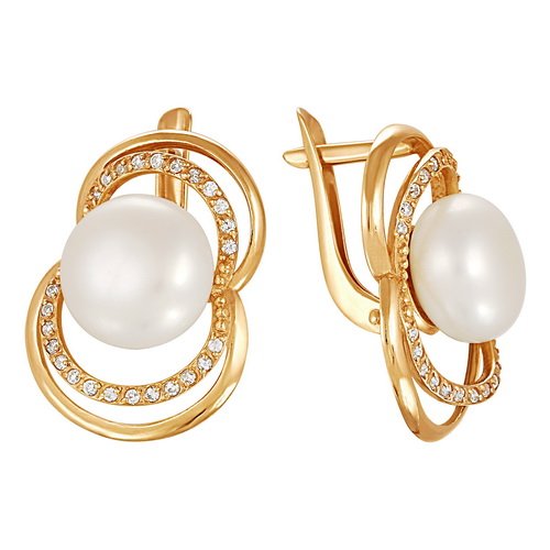 z2-7871 Серьги с жемчугом. Серебро 925. 