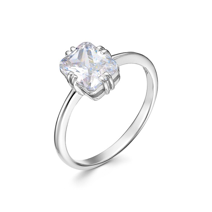 z1-10480 Кольцо с фианитами. Серебро 925. 