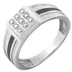 z1-6012 Печаткаиз серебра 925 пробы с родированием.Серебро 925.