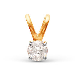 z3-8805 Подвеска с бриллиантами. Золото 585.