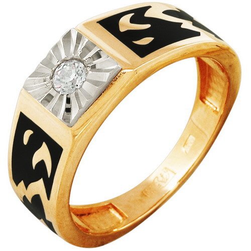 z1-6029 Мужская печатка. Золото 585. 