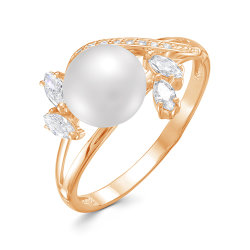 z1-9855 Кольцо с жемчугом. Золото 585.