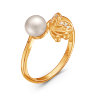 z1-8929 Кольцо с жемчугом. Серебро 925. 