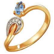 z1-8606 Кольцо с фианитами. Серебро 925. 