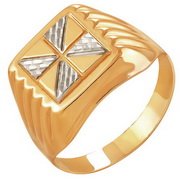 z1-8089a-1 Мужская печатка. Золото 585. 