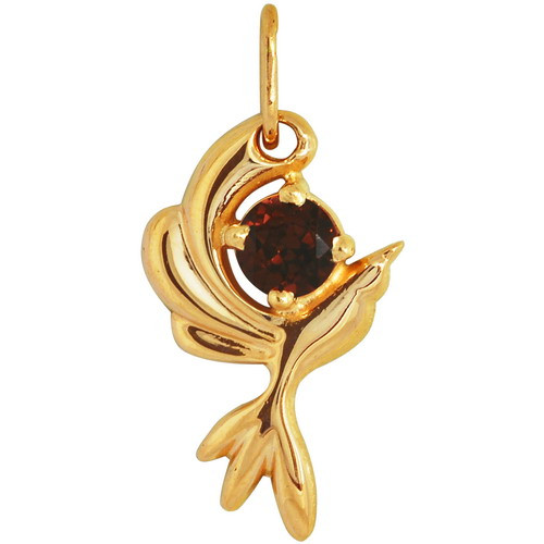 z3-608 Подвеска с полудрагоценными вставками. Золото 585. 