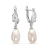 z2-9131-1 Серьги с жемчугом. Серебро 925. 
