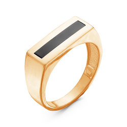 z1-9166 Мужская печатка. Золото 585.