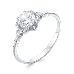 z1-9780 Кольцо с фианитами. Серебро 925.