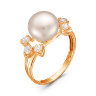 z1-8930 Кольцо с жемчугом. Серебро 925. 